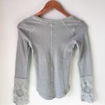 Free People  Lovely Lady Cuff Thermal Light Sage Green XS Photo 6