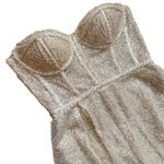 Rene the Label Sequin Gown Formal Dress Evening Cocktail Party Women Size Medium Gold Photo 2