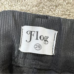 Bevy Flog Dafna Black Stripe Pinstripe Pull On Pants High Rise Contemporary 29 Photo 9