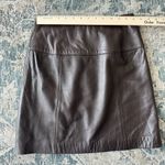 Valerie Stevens Vintage Leather Pencil Skirt Womens 6 100% Lamb Leather Mini Photo 3
