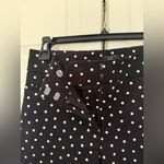Ann Taylor Factory Black & White Polka Dot Ankle Pants Petite Size 0P Photo 3