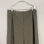 Loft Gingham Wide Leg Pants Photo 1