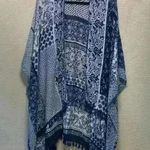 Sonoma One size Navy Duster cardigan western boho bohemian festival fall summer Photo 0