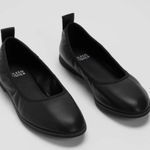 Eileen Fisher  Notion Nappa Leather Ballet Flats 9 workwear minimalist classic Photo 0