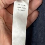 Chico's  Jacket Womens 2 US L‎ Blue Broderie Embellished 3/4 Sleeve Open Front Art Photo 6