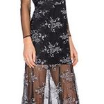 Lovers + Friends Mesh Metallic Tulle Maxi Dress Photo 1