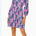 Lilly Pulitzer  Auralia Dress Oyster Bay Navy Shroom With a View Photo 8