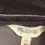 Madewell Velvet V-Neck velvet balloon Sleeve Top Photo 6