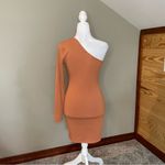 Lovers + Friends Johnson One Shoulder Mini Dress in Terracotta Extra Small NWT Photo 5