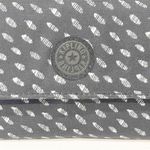 Kipling  Women's Black Printed Foldable Medium Wallet Organizer Snap Closure Photo 1