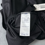 Vanity Fair Vintage New NOS Medium  Half Slip Petti Slip VF 360 Black Slit 11760 Photo 5