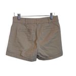 J.Crew Womens 4" Stretch H5806 Beige Cotton Blend Pockets Chino Shorts Size 00 Photo 1