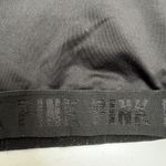 Victoria's Secret VS Pink Size S Sports Bra Ultimate Lightly Lined Black Padded Band Logo Women’s Photo 2