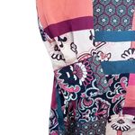 Beulah Style patchwork satin feel shirt dress one size Size undefined Photo 2