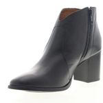 Frye Nora Zip Short Womens Black Leather Zipper Ankle & Booties Boots Size 6M Photo 1
