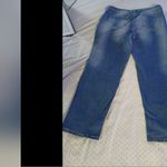 Daisey Fuentes womens 16 Paulina best Friend Jeans rose patches distressed. Blue Photo 7