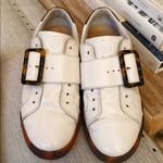 GREATS Women's Royale Sneakers Buckle Leather White Shoes Size 7.5 Photo 1