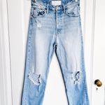 MOTHER • The Tomcat Jeans boyfriend straight leg slim crop The Confession ripped Blue Size 27 Photo 2