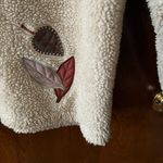 VTG teddi Embroidered Fall inspired Button up Sherpa style jacket. L Size L Photo 2