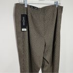 Liverpool Jeans Company Stitch Fix Liverpool Reese Slim Straight Leggings Pull On Black/Tan Size 18W Photo 4