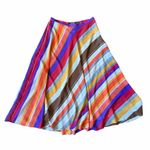 Ralph Lauren Lauren Maxi Skirt Size 4 Colorful A-Line Boho Flowy Office Photo 9