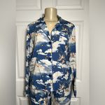 Reformation Angel Clouds Heaven Cherub Whimsical Print Classic Pajama PJ Set Photo 9