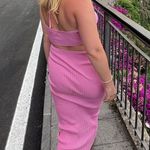 These Three Boutique Ribbed Cut Out Midi Dress Photo 7