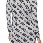 Juicy Couture Juicy By Long Sleeve Crew Neck Nightshirt Grey Logo Photo 1