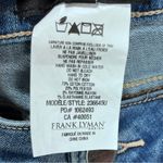 Y2K Frank Lyman‎ Glam Rock Streetwear Style Blue Straight Leg Jeans Women Medium Size 28 Photo 4