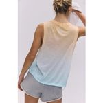 Free People  Movement Love Logo Tank in Seastorm Combo Orange Blue, S Photo 2