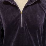 Lauren Ralph Lauren velvet tracksuit women’s size medium Purple Photo 4