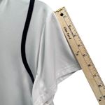 Sport Haley Golf Shirt Womens L White Black Snap Button Tennis Performance Top Size L Photo 3