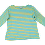 L.L.Bean  Womens Striped 3/4 Sleeve Boatneck Top XL Petite Cotton Blend‎ Photo 0