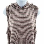 Free People  Knit Striped Sleeveless Hoodie XS Photo 3