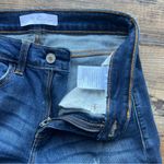 KanCan Womens Jeans Size 7/27 Leopard Distressed Skinny Dark Wash Denim Stretch Blue Photo 5