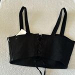 ALC Frank A.L.C. LAYLA CROP TOP, Black, size 8, $325 Photo 5