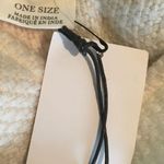 Treasure & Bond Fringe Poncho Striped Boho Jacket Cover Cozy Warm Winter Photo 7