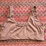 JOYSPUN TAUPE BROWN SCOOP NECK BRALETTE Size M Photo 2