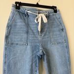 Judy Blue  Pull On Denim Joggers High Waist Drawstring  Jeans Size 11/30 Photo 2
