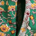 Rhodesia floral pockets maxi skirt looks great with a off shoulder blouse & belt Green Size L Photo 3