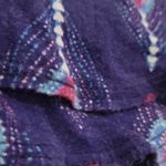 Pink republic  Women's Navy Purple Paisley Print Ruffle Dress Size Small Photo 3