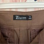 7th Avenue New York & Company Mocha Brown Twill Flare Dress Pants Size 12P Photo 9