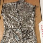 secret treasures Womens  Animal Print Silky Satiny Feel Robe Size Large 12-14 Photo 0