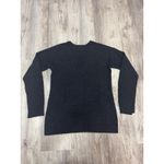 ALC Frank A.L.C. Women's Black Diamond Knit‎ V-Neck KSweater Long Sleeve Size M. Photo 3