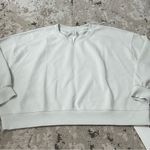 Lululemon Softstreme Perfectly Oversized Cropped Crew Size 20 NWT - Bone Photo 1