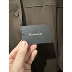 Massimo Dutti  Dress Midi Size L Wool Blend Long Sleeve Button Down Minim… Photo 7