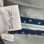 Thirty One Take Two Tote Backpack Navy Dancing Dot Embroidered "M" Diaper Bag Blue Photo 5