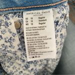 American Eagle  NWTs Ripped Curvy Super High Waisted Flare Jeans size 30 size 10 Photo 9