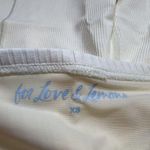 For Love & Lemons  Dani Ribbed Cream Ivory Bike Shorts New XS Photo 51