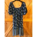 Ophelia Roe  Button Front Dress Size Med Floral Short Sleeve Off Shoulder (1149) Photo 5